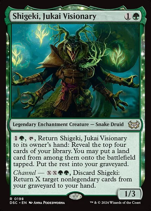 Shigeki, Jukai Visionary · Duskmourn: House of Horror Commander 198/373
