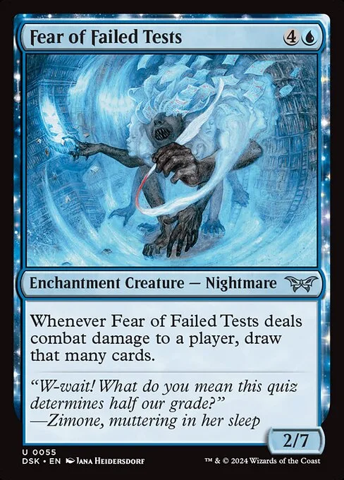 Fear of Failed Tests · Duskmourn: House of Horror 55/419