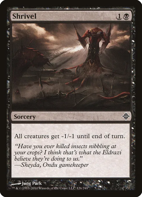 Shrivel · Rise of the Eldrazi 126/248