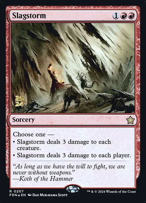Slagstorm · Foundations Promos 207s/106