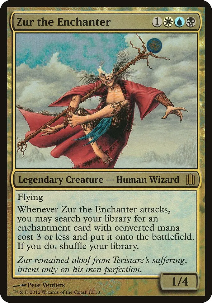Zur the Enchanter · Commander's Arsenal Oversized 10/10
