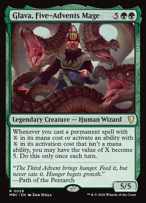 Glava, Five-Advents Mage · Mystery Booster: Commander Edition 29/2