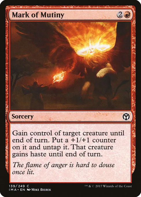 Mark of Mutiny · Iconic Masters 139/249