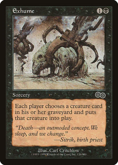 Exhume · Urza's Saga 134/357