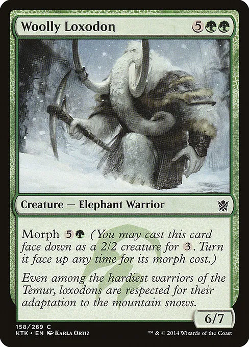 Woolly Loxodon · Khans of Tarkir 158/293