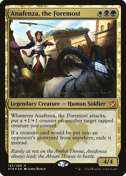 Anafenza, the Foremost · Khans of Tarkir Promos 163s/56