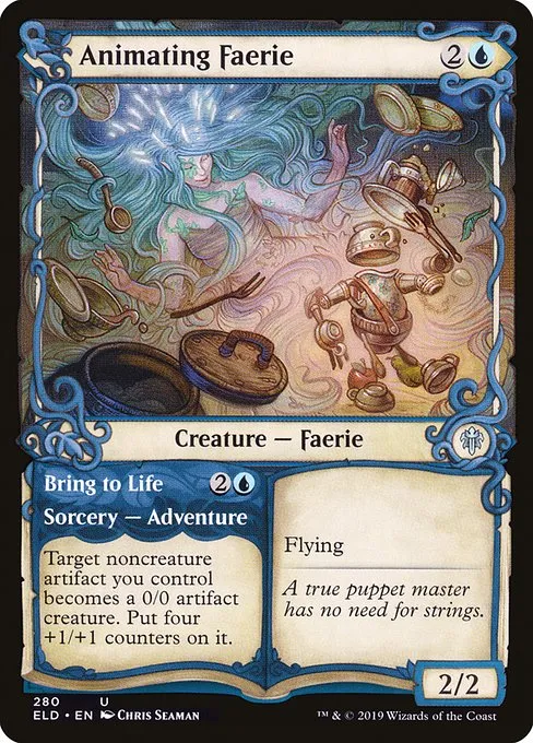 Animating Faerie // Bring to Life · Throne of Eldraine 280/398
