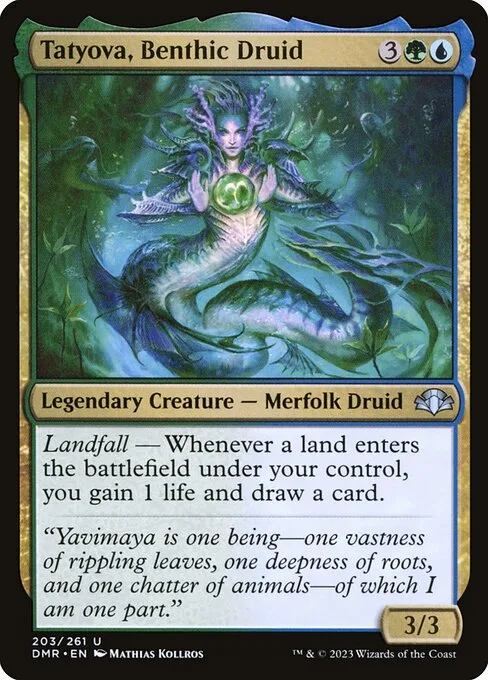 Tatyova, Benthic Druid · Dominaria Remastered 203/457