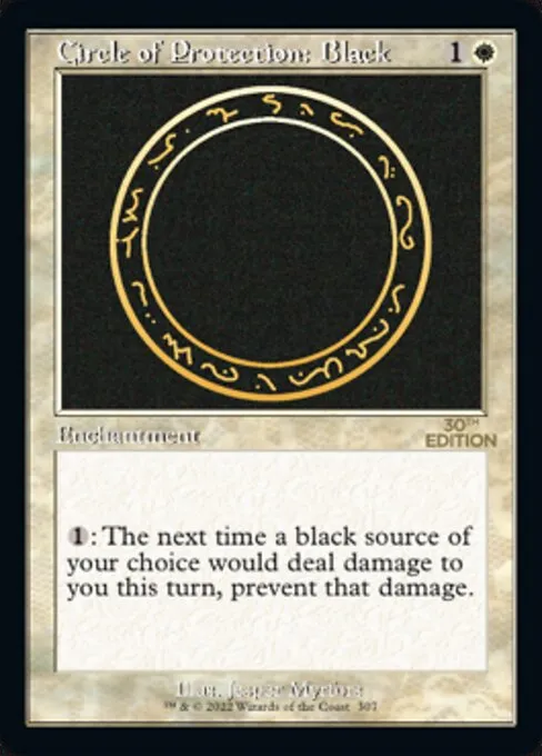Circle of Protection: Black · 30th Anniversary Edition 307/594