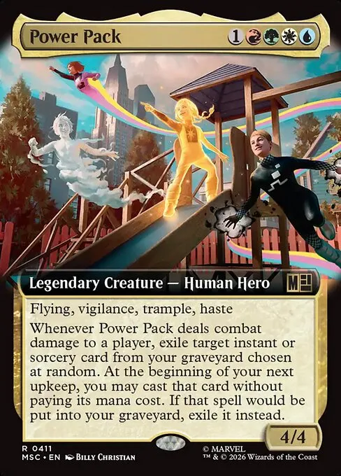 Power Pack · Marvel Super Heroes Commander 411/9