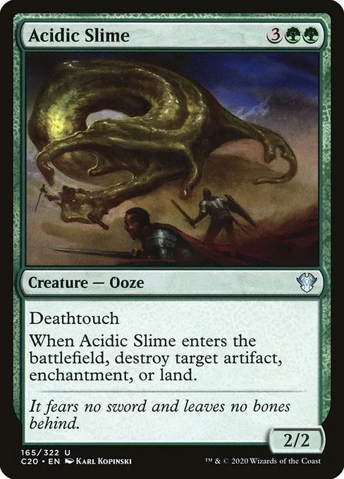 Acidic Slime · Commander 2020 165/322
