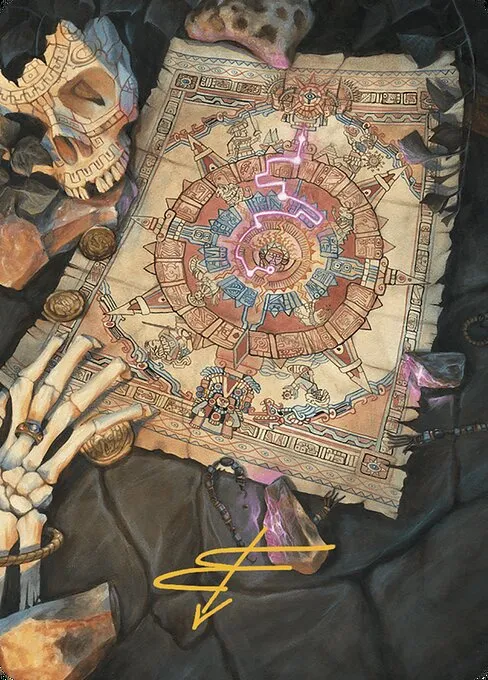 Map // Map · The Lost Caverns of Ixalan Art Series 68/81