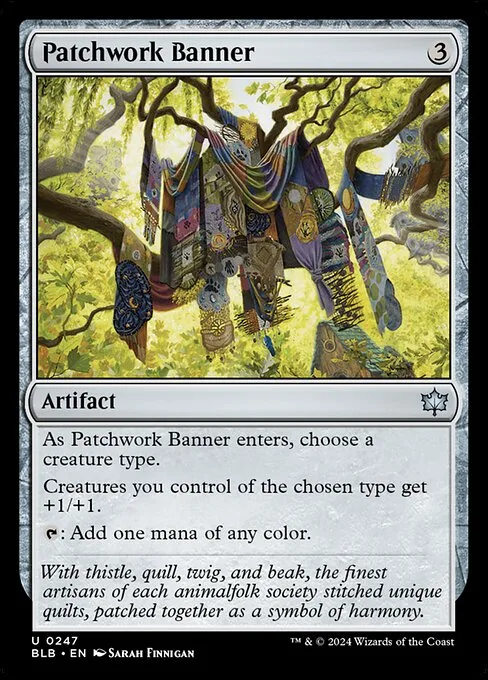 Patchwork Banner · Bloomburrow 247/398