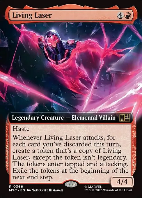 Living Laser · Marvel Super Heroes Commander 366/9