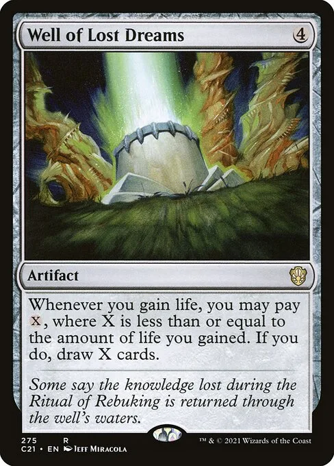 Well of Lost Dreams · Commander 2021 275/409