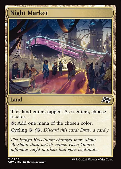 Night Market · Aetherdrift 258/553
