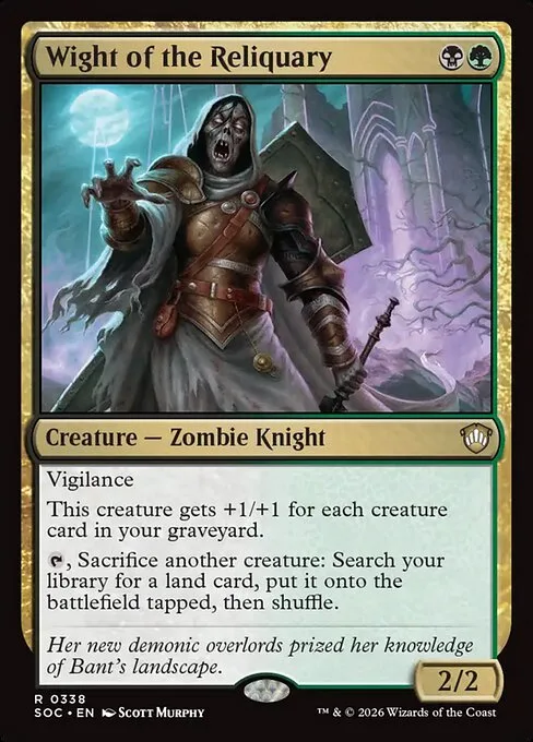 Wight of the Reliquary · Secrets of Strixhaven Commander 338/426