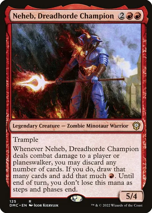 Neheb, Dreadhorde Champion · Dominaria United Commander 125/240