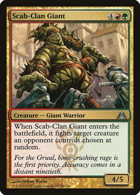 Scab-Clan Giant · Dragon's Maze 101/156