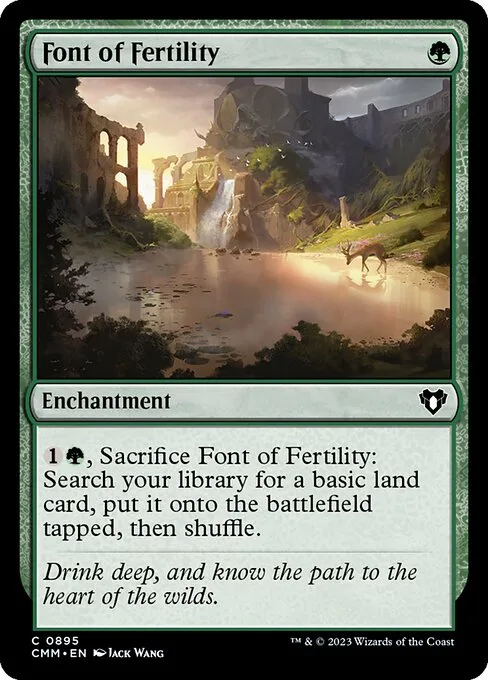 Font of Fertility · Commander Masters 895/1067