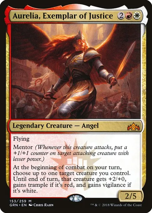 Aurelia, Exemplar of Justice · Guilds of Ravnica 153/273