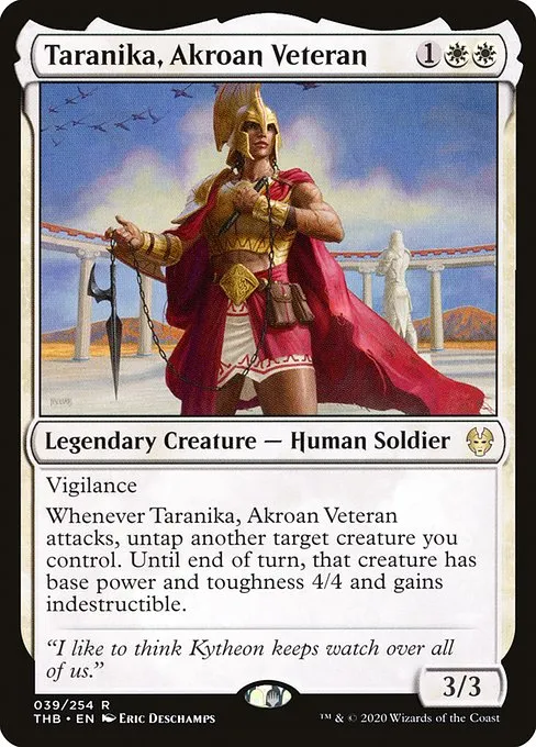 Taranika, Akroan Veteran · Theros Beyond Death 39/358