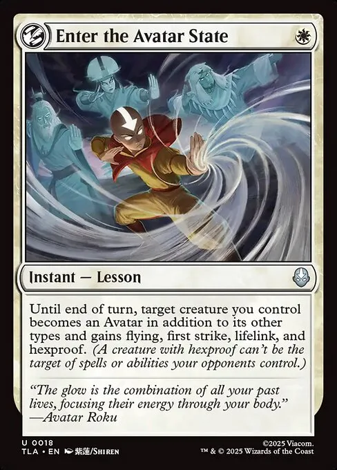 Enter the Avatar State · Avatar: The Last Airbender 18/394