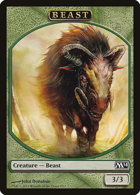 Beast · Magic 2014 Tokens 9/13