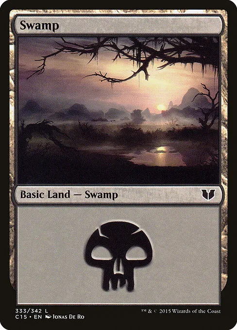 Swamp · Commander 2015 333/342
