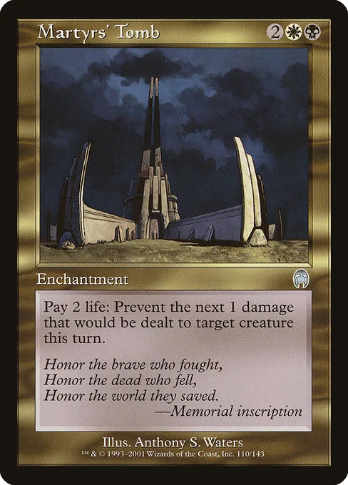 Martyrs' Tomb · Apocalypse 110/143