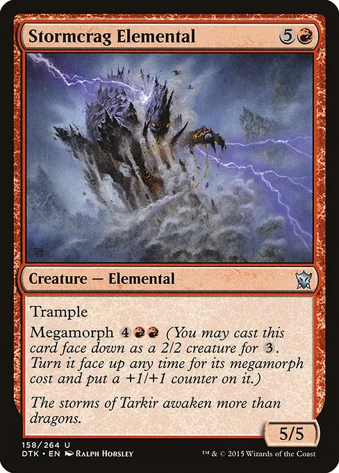 Stormcrag Elemental · Dragons of Tarkir 158/264