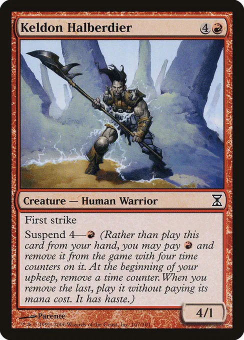Keldon Halberdier · Time Spiral 167/301