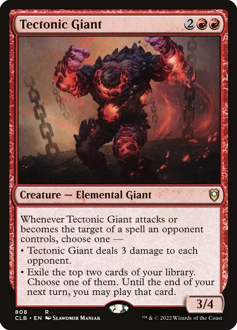 Tectonic Giant · Commander Legends: Battle for Baldur's Gate 808/936