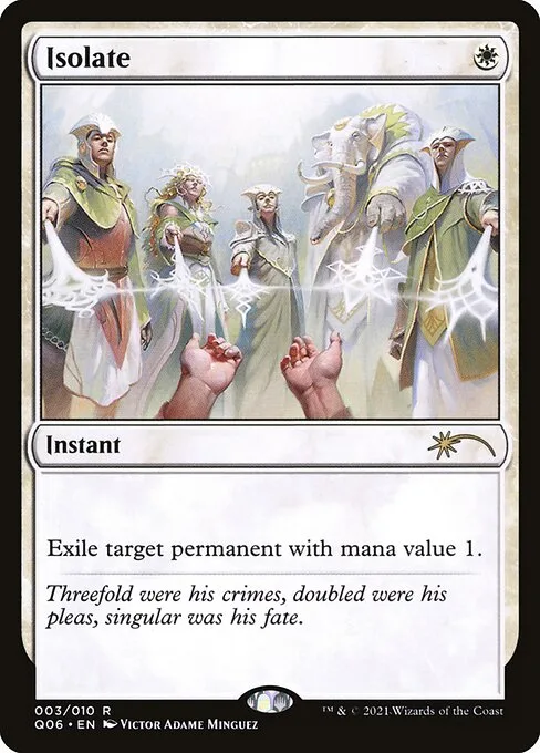 Isolate · Pioneer Challenger Decks 2021 3/10