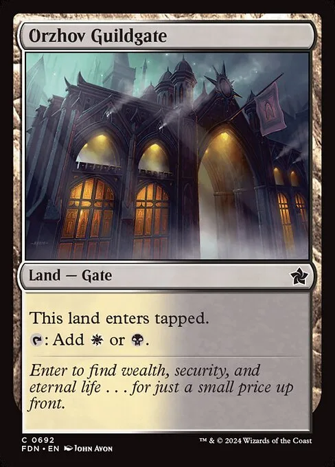 Orzhov Guildgate · Foundations 692/771