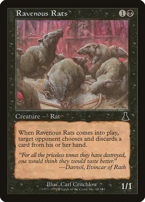 Ravenous Rats · Urza's Destiny 68/143