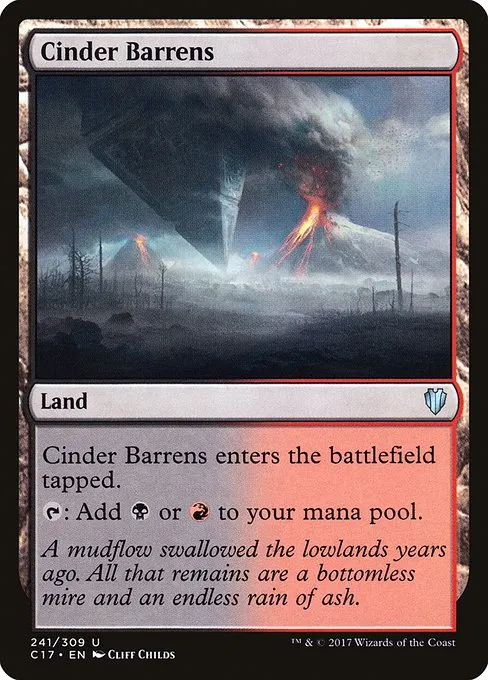 Cinder Barrens · Commander 2017 241/309