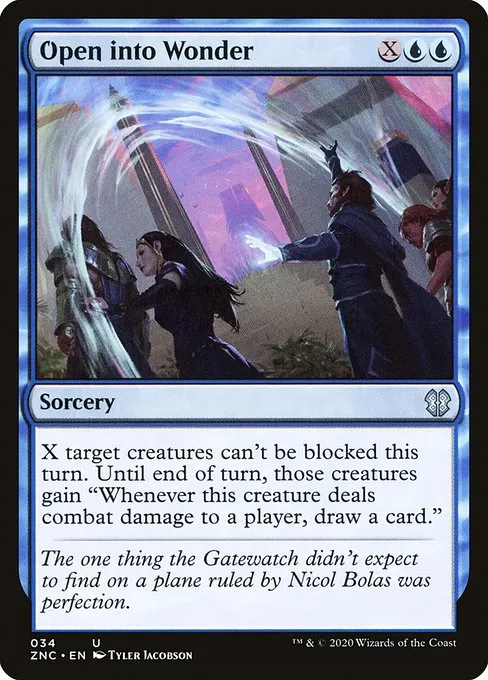 Open into Wonder · Zendikar Rising Commander 34/142