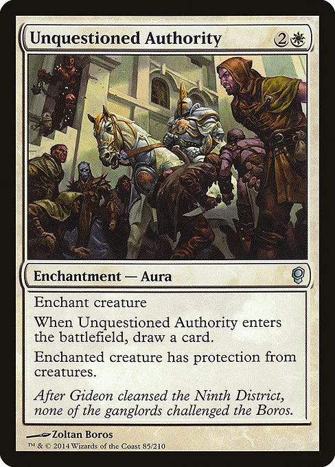 Unquestioned Authority · Conspiracy 85/210