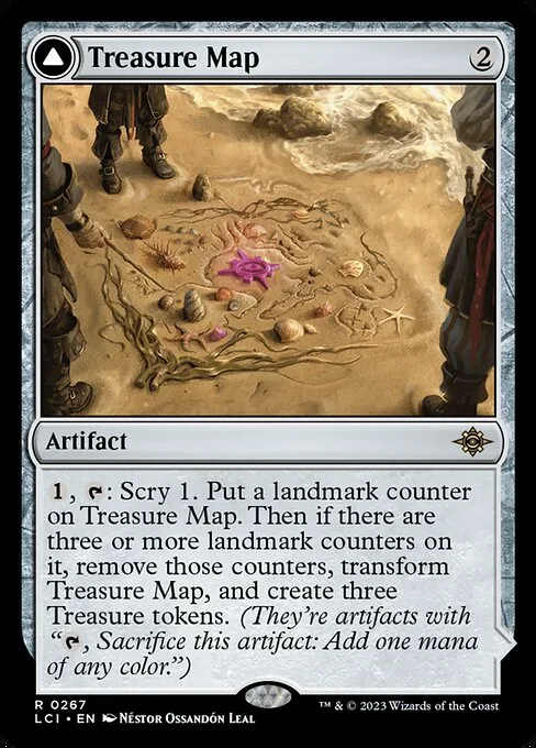 Treasure Map // Treasure Cove · The Lost Caverns of Ixalan 267/416