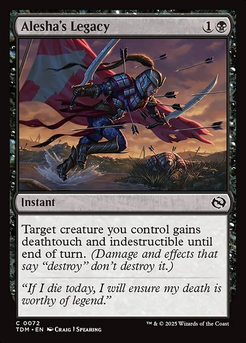 Alesha's Legacy · Tarkir: Dragonstorm 72/427
