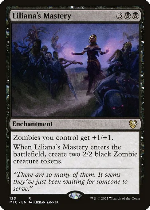 Liliana's Mastery · Midnight Hunt Commander 123/187