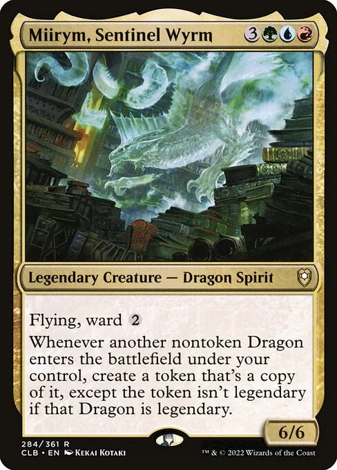 Miirym, Sentinel Wyrm · Commander Legends: Battle for Baldur's Gate 284/936