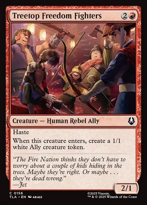 Treetop Freedom Fighters · Avatar: The Last Airbender 156/394