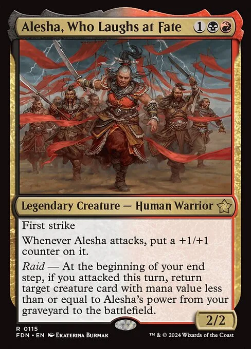 Alesha, Who Laughs at Fate · Foundations 115/771