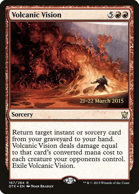 Volcanic Vision · Dragons of Tarkir Promos 167s/51