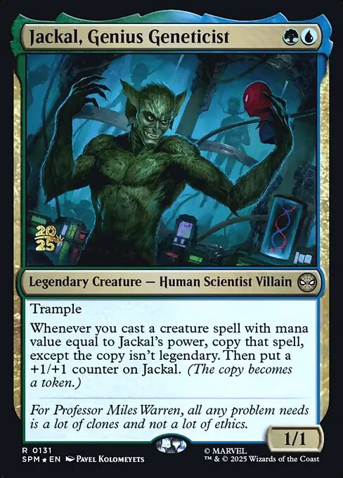 Jackal, Genius Geneticist · Marvel's Spider-Man Promos 131s/68