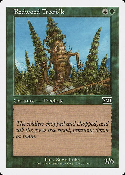 Redwood Treefolk · Classic Sixth Edition 247/351