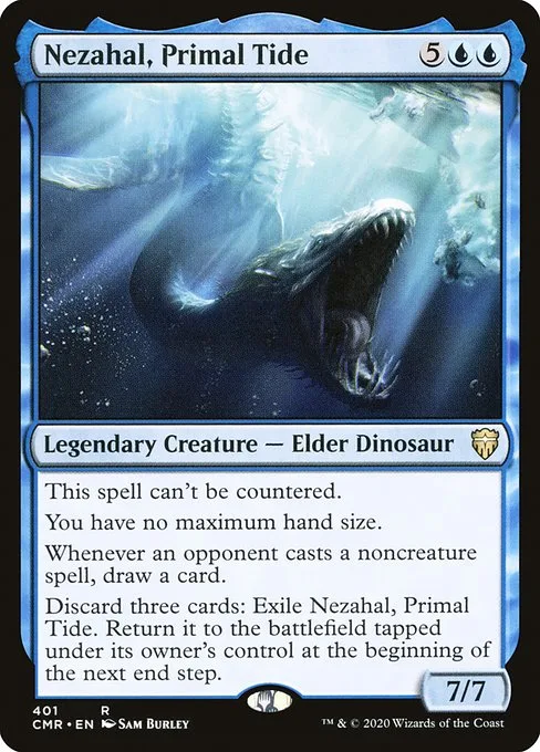 Nezahal, Primal Tide · Commander Legends 401/718