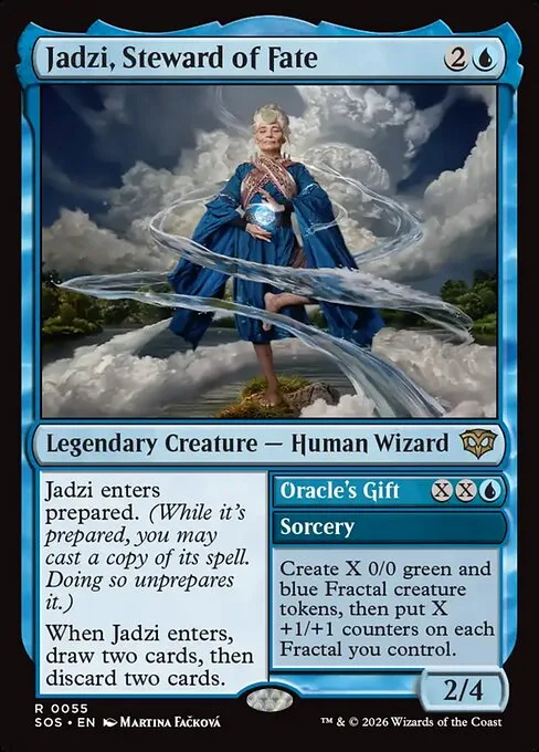 Jadzi, Steward of Fate // Oracle's Gift · Secrets of Strixhaven 55/368